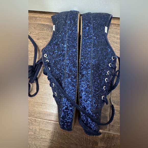 Blue Glitter Keds for Kate Spade. Size 8.5. NWOB. - Picture 4 of 6
